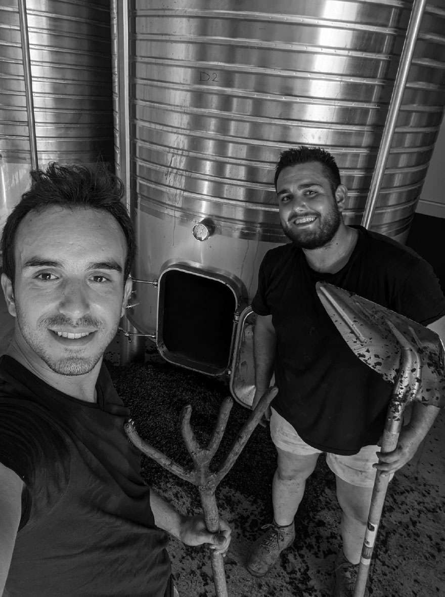 Bodega Entre Lindes trbajadores